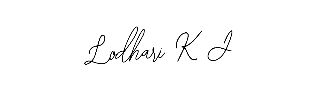 How to make Lodhari K J signature? Bearetta-2O07w is a professional autograph style. Create handwritten signature for Lodhari K J name. Lodhari K J signature style 12 images and pictures png