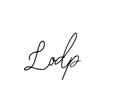 The best way (Bearetta-2O07w) to make a short signature is to pick only two or three words in your name. The name Lodp include a total of six letters. For converting this name. Lodp signature style 12 images and pictures png