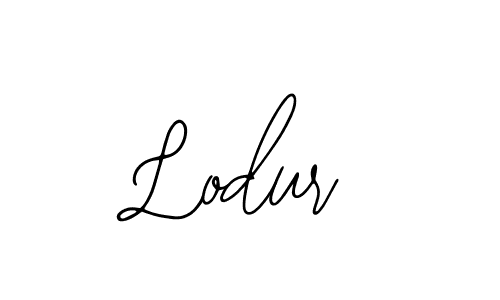 How to make Lodur signature? Bearetta-2O07w is a professional autograph style. Create handwritten signature for Lodur name. Lodur signature style 12 images and pictures png