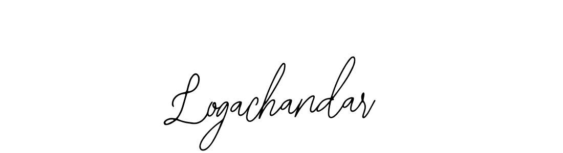 How to make Logachandar name signature. Use Bearetta-2O07w style for creating short signs online. This is the latest handwritten sign. Logachandar signature style 12 images and pictures png