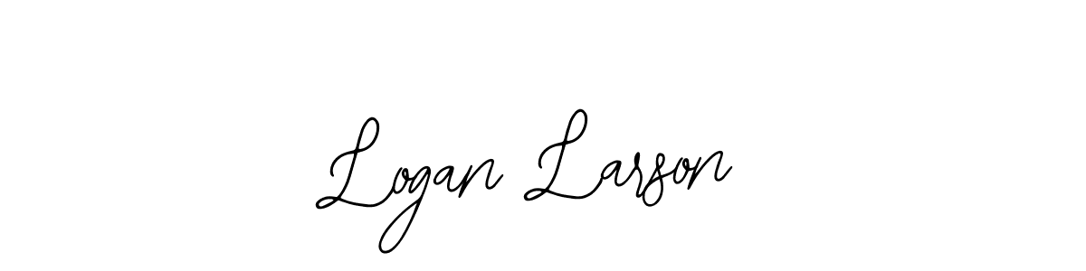 How to make Logan Larson name signature. Use Bearetta-2O07w style for creating short signs online. This is the latest handwritten sign. Logan Larson signature style 12 images and pictures png