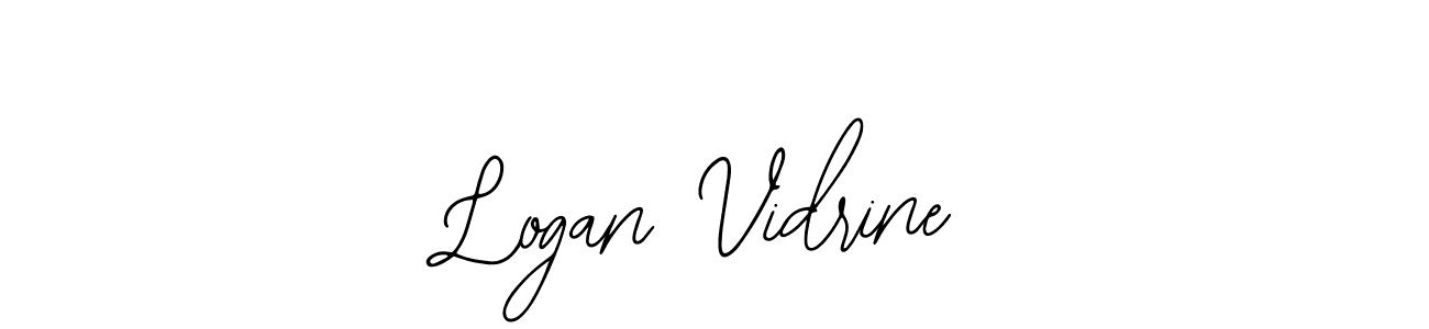 How to make Logan Vidrine signature? Bearetta-2O07w is a professional autograph style. Create handwritten signature for Logan Vidrine name. Logan Vidrine signature style 12 images and pictures png