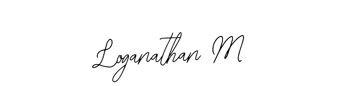 Make a beautiful signature design for name Loganathan M. With this signature (Bearetta-2O07w) style, you can create a handwritten signature for free. Loganathan M signature style 12 images and pictures png