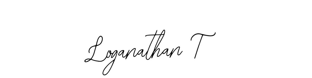 Create a beautiful signature design for name Loganathan T. With this signature (Bearetta-2O07w) fonts, you can make a handwritten signature for free. Loganathan T signature style 12 images and pictures png