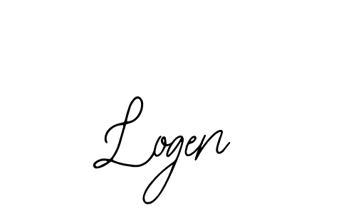 You should practise on your own different ways (Bearetta-2O07w) to write your name (Logen) in signature. don't let someone else do it for you. Logen signature style 12 images and pictures png