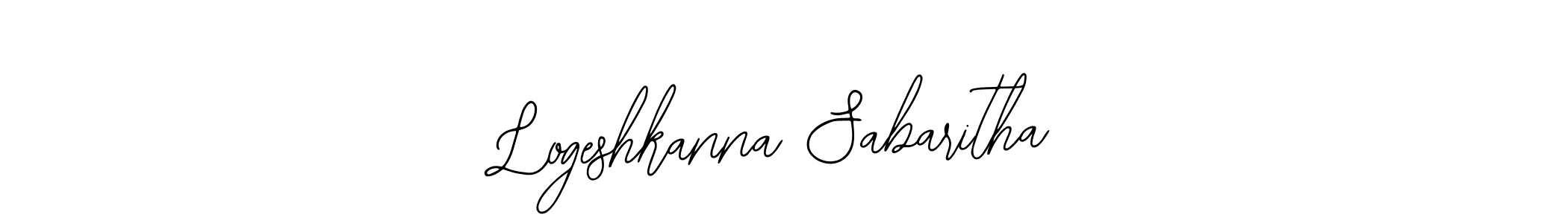 Make a beautiful signature design for name Logeshkanna Sabaritha. With this signature (Bearetta-2O07w) style, you can create a handwritten signature for free. Logeshkanna Sabaritha signature style 12 images and pictures png