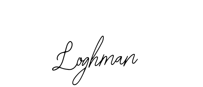 Create a beautiful signature design for name Loghman. With this signature (Bearetta-2O07w) fonts, you can make a handwritten signature for free. Loghman signature style 12 images and pictures png