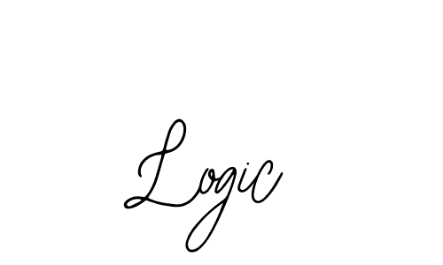 How to make Logic name signature. Use Bearetta-2O07w style for creating short signs online. This is the latest handwritten sign. Logic signature style 12 images and pictures png