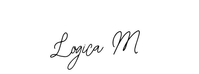 How to make Logica M signature? Bearetta-2O07w is a professional autograph style. Create handwritten signature for Logica M name. Logica M signature style 12 images and pictures png