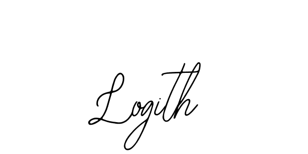You should practise on your own different ways (Bearetta-2O07w) to write your name (Logith) in signature. don't let someone else do it for you. Logith signature style 12 images and pictures png