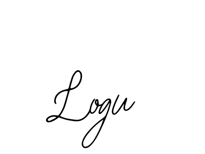 Logu stylish signature style. Best Handwritten Sign (Bearetta-2O07w) for my name. Handwritten Signature Collection Ideas for my name Logu. Logu signature style 12 images and pictures png