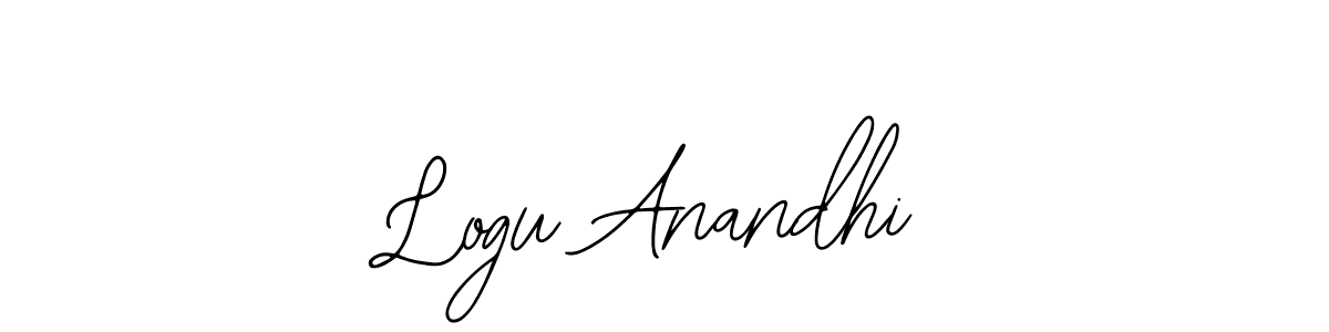 Also You can easily find your signature by using the search form. We will create Logu Anandhi name handwritten signature images for you free of cost using Bearetta-2O07w sign style. Logu Anandhi signature style 12 images and pictures png