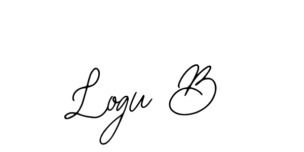 Logu B stylish signature style. Best Handwritten Sign (Bearetta-2O07w) for my name. Handwritten Signature Collection Ideas for my name Logu B. Logu B signature style 12 images and pictures png