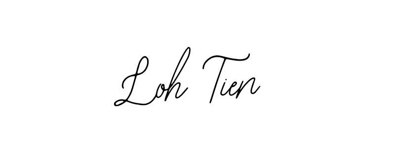 Bearetta-2O07w is a professional signature style that is perfect for those who want to add a touch of class to their signature. It is also a great choice for those who want to make their signature more unique. Get Loh Tien name to fancy signature for free. Loh Tien signature style 12 images and pictures png