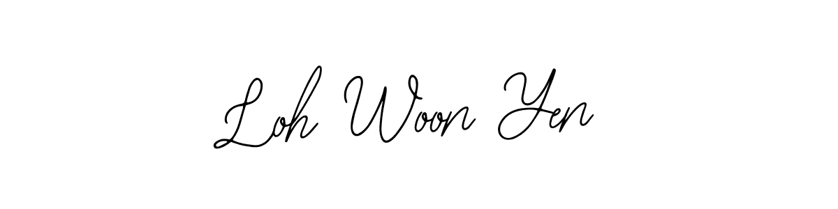 Loh Woon Yen stylish signature style. Best Handwritten Sign (Bearetta-2O07w) for my name. Handwritten Signature Collection Ideas for my name Loh Woon Yen. Loh Woon Yen signature style 12 images and pictures png
