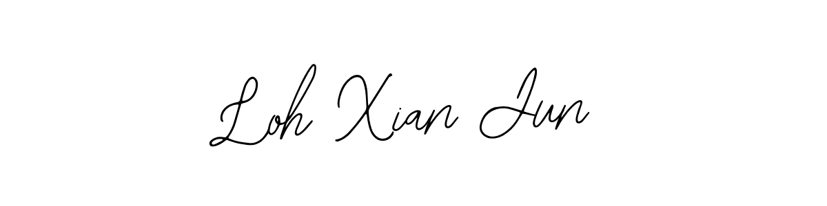if you are searching for the best signature style for your name Loh Xian Jun. so please give up your signature search. here we have designed multiple signature styles  using Bearetta-2O07w. Loh Xian Jun signature style 12 images and pictures png