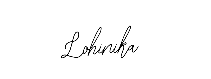 if you are searching for the best signature style for your name Lohinika. so please give up your signature search. here we have designed multiple signature styles  using Bearetta-2O07w. Lohinika signature style 12 images and pictures png