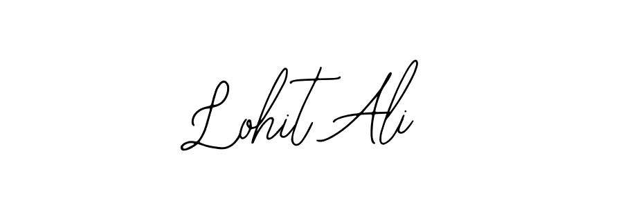 Also You can easily find your signature by using the search form. We will create Lohit Ali name handwritten signature images for you free of cost using Bearetta-2O07w sign style. Lohit Ali signature style 12 images and pictures png