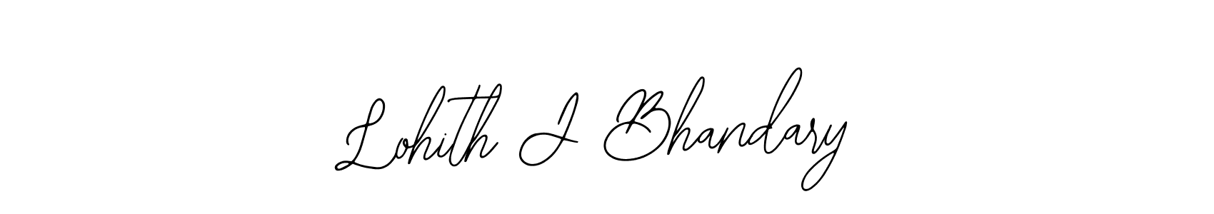 Lohith J Bhandary stylish signature style. Best Handwritten Sign (Bearetta-2O07w) for my name. Handwritten Signature Collection Ideas for my name Lohith J Bhandary. Lohith J Bhandary signature style 12 images and pictures png