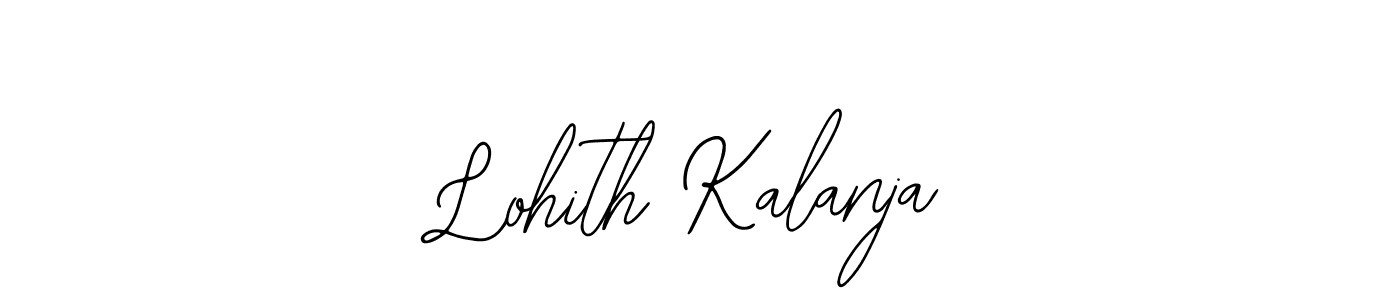 Also we have Lohith Kalanja name is the best signature style. Create professional handwritten signature collection using Bearetta-2O07w autograph style. Lohith Kalanja signature style 12 images and pictures png