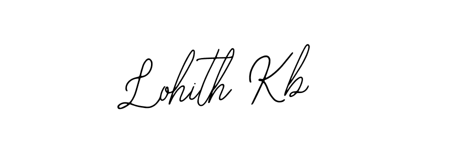 How to make Lohith Kb signature? Bearetta-2O07w is a professional autograph style. Create handwritten signature for Lohith Kb name. Lohith Kb signature style 12 images and pictures png