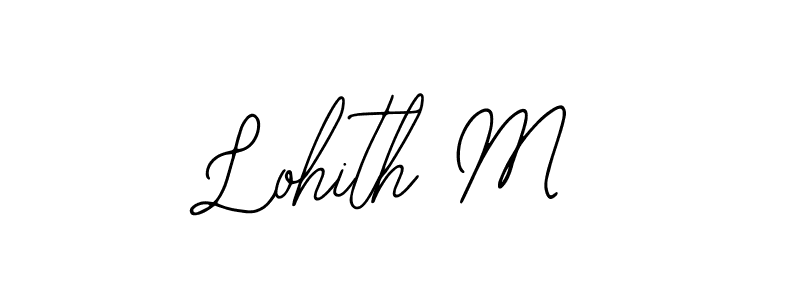 Make a beautiful signature design for name Lohith M. Use this online signature maker to create a handwritten signature for free. Lohith M signature style 12 images and pictures png