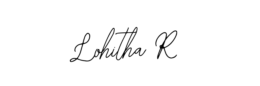 Make a short Lohitha R signature style. Manage your documents anywhere anytime using Bearetta-2O07w. Create and add eSignatures, submit forms, share and send files easily. Lohitha R signature style 12 images and pictures png