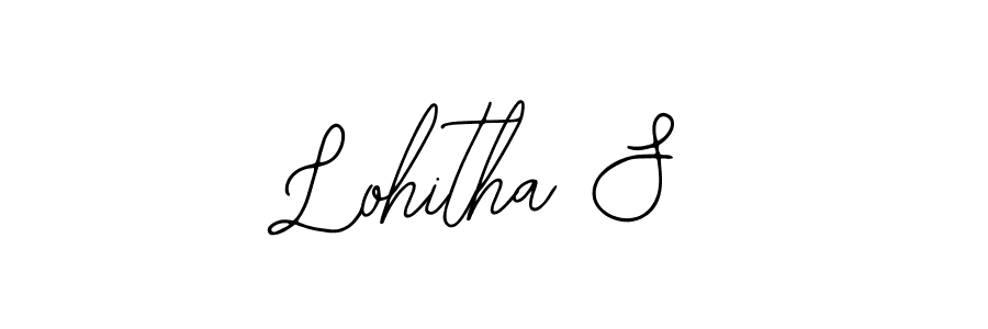 Create a beautiful signature design for name Lohitha S. With this signature (Bearetta-2O07w) fonts, you can make a handwritten signature for free. Lohitha S signature style 12 images and pictures png