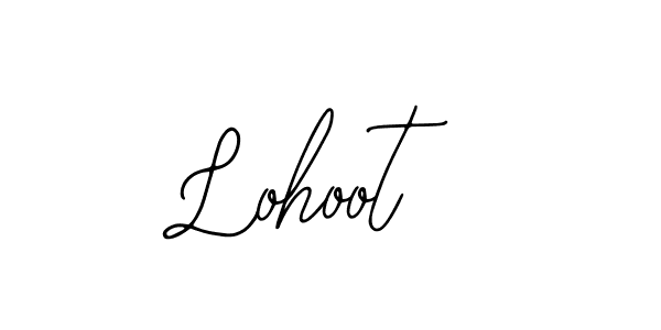 Use a signature maker to create a handwritten signature online. With this signature software, you can design (Bearetta-2O07w) your own signature for name Lohoot. Lohoot signature style 12 images and pictures png