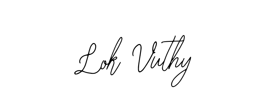 You can use this online signature creator to create a handwritten signature for the name Lok Vuthy. This is the best online autograph maker. Lok Vuthy signature style 12 images and pictures png