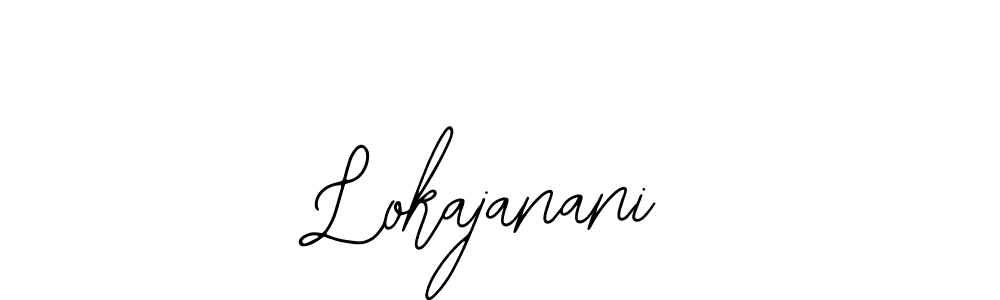 Design your own signature with our free online signature maker. With this signature software, you can create a handwritten (Bearetta-2O07w) signature for name Lokajanani. Lokajanani signature style 12 images and pictures png
