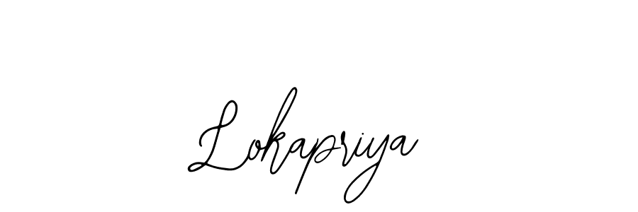 Design your own signature with our free online signature maker. With this signature software, you can create a handwritten (Bearetta-2O07w) signature for name Lokapriya. Lokapriya signature style 12 images and pictures png