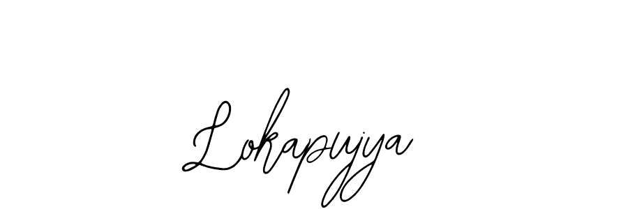Bearetta-2O07w is a professional signature style that is perfect for those who want to add a touch of class to their signature. It is also a great choice for those who want to make their signature more unique. Get Lokapujya name to fancy signature for free. Lokapujya signature style 12 images and pictures png