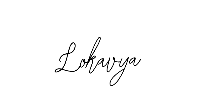 Lokavya stylish signature style. Best Handwritten Sign (Bearetta-2O07w) for my name. Handwritten Signature Collection Ideas for my name Lokavya. Lokavya signature style 12 images and pictures png