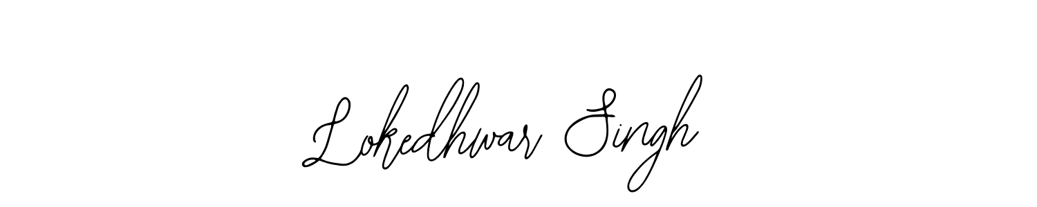 How to Draw Lokedhwar Singh signature style? Bearetta-2O07w is a latest design signature styles for name Lokedhwar Singh. Lokedhwar Singh signature style 12 images and pictures png