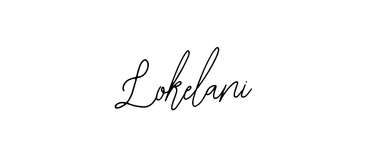 How to make Lokelani name signature. Use Bearetta-2O07w style for creating short signs online. This is the latest handwritten sign. Lokelani signature style 12 images and pictures png