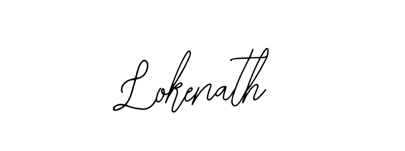 How to make Lokenath name signature. Use Bearetta-2O07w style for creating short signs online. This is the latest handwritten sign. Lokenath signature style 12 images and pictures png