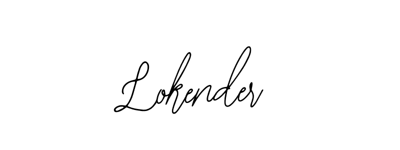 Make a beautiful signature design for name Lokender. Use this online signature maker to create a handwritten signature for free. Lokender signature style 12 images and pictures png