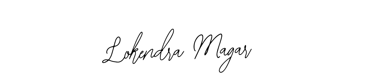 Also we have Lokendra Magar name is the best signature style. Create professional handwritten signature collection using Bearetta-2O07w autograph style. Lokendra Magar signature style 12 images and pictures png