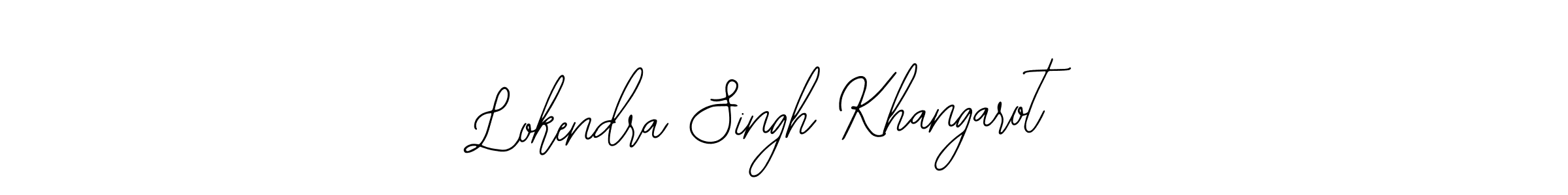 Design your own signature with our free online signature maker. With this signature software, you can create a handwritten (Bearetta-2O07w) signature for name Lokendra Singh Khangarot. Lokendra Singh Khangarot signature style 12 images and pictures png