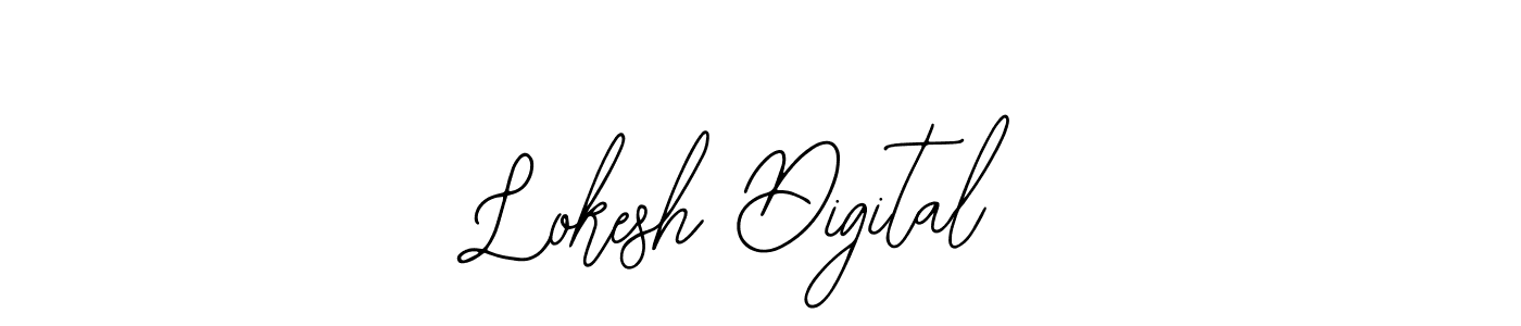 Lokesh Digital stylish signature style. Best Handwritten Sign (Bearetta-2O07w) for my name. Handwritten Signature Collection Ideas for my name Lokesh Digital. Lokesh Digital signature style 12 images and pictures png