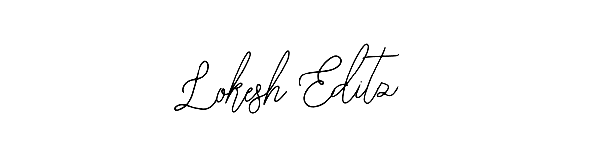 Design your own signature with our free online signature maker. With this signature software, you can create a handwritten (Bearetta-2O07w) signature for name Lokesh Editz. Lokesh Editz signature style 12 images and pictures png