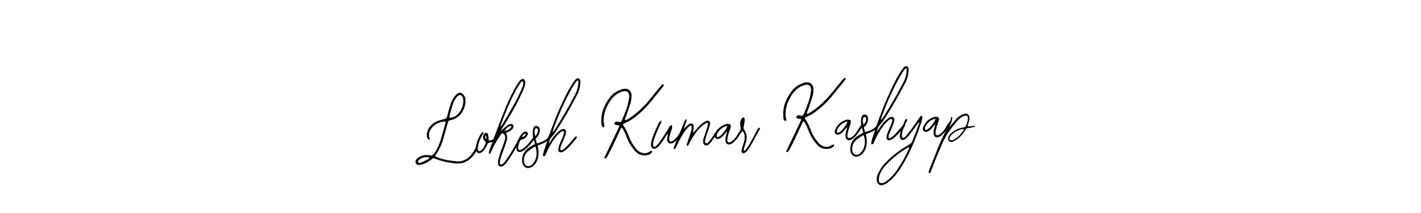 Use a signature maker to create a handwritten signature online. With this signature software, you can design (Bearetta-2O07w) your own signature for name Lokesh Kumar Kashyap. Lokesh Kumar Kashyap signature style 12 images and pictures png