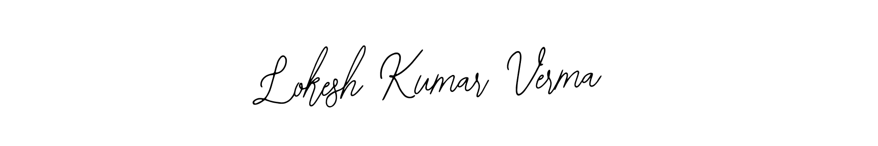 This is the best signature style for the Lokesh Kumar Verma name. Also you like these signature font (Bearetta-2O07w). Mix name signature. Lokesh Kumar Verma signature style 12 images and pictures png