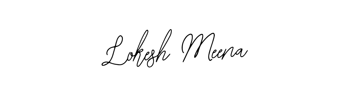 Create a beautiful signature design for name Lokesh Meena. With this signature (Bearetta-2O07w) fonts, you can make a handwritten signature for free. Lokesh Meena signature style 12 images and pictures png