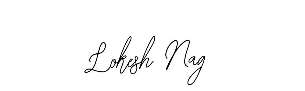 How to Draw Lokesh Nag signature style? Bearetta-2O07w is a latest design signature styles for name Lokesh Nag. Lokesh Nag signature style 12 images and pictures png
