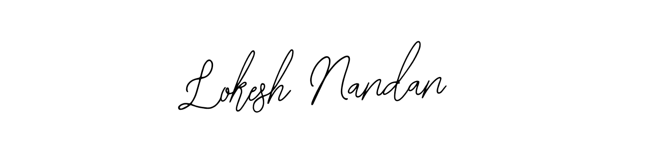 Also You can easily find your signature by using the search form. We will create Lokesh Nandan name handwritten signature images for you free of cost using Bearetta-2O07w sign style. Lokesh Nandan signature style 12 images and pictures png