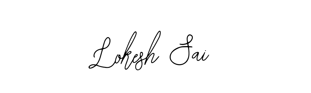 Lokesh Sai stylish signature style. Best Handwritten Sign (Bearetta-2O07w) for my name. Handwritten Signature Collection Ideas for my name Lokesh Sai. Lokesh Sai signature style 12 images and pictures png