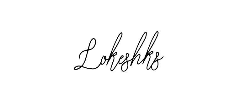 Design your own signature with our free online signature maker. With this signature software, you can create a handwritten (Bearetta-2O07w) signature for name Lokeshks. Lokeshks signature style 12 images and pictures png