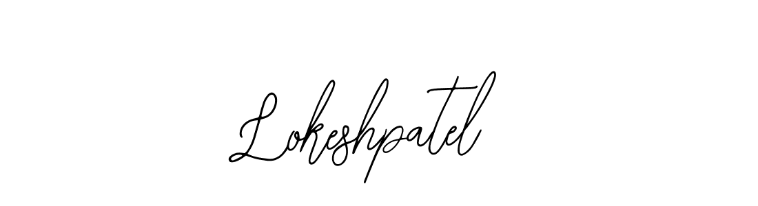 How to Draw Lokeshpatel signature style? Bearetta-2O07w is a latest design signature styles for name Lokeshpatel. Lokeshpatel signature style 12 images and pictures png